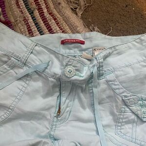 UNIONBAY Light Blue Women's Cargo Shorts